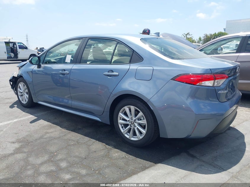 2026 Toyota Corolla VIN JTDB4MEE7T3046324 IAAI salvage auction — LEFT FRONT, Salvage Title, sold $7,600 on 2026-08-26 (photo 3)