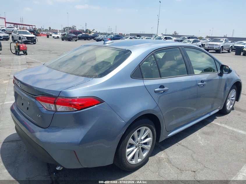 2026 Toyota Corolla VIN JTDB4MEE7T3046324 IAAI salvage auction — LEFT FRONT, Salvage Title, sold $7,600 on 2026-08-26 (photo 4)