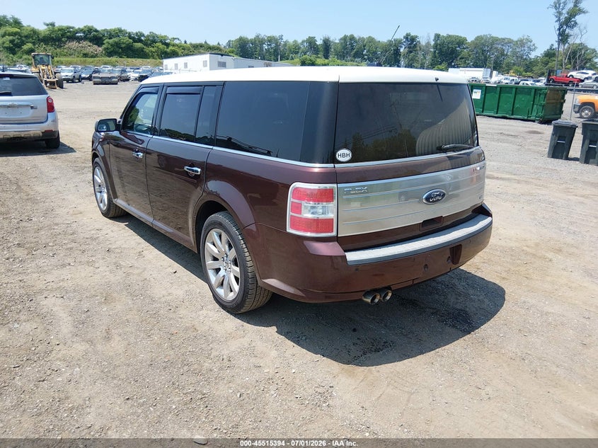 2009 Ford Flex VIN 2FMEK63C09BA18613 IAAI salvage auction — NORMAL WEAR, Clear (New Jersey), sold $1,450 on 2026-07-09 (photo 3)