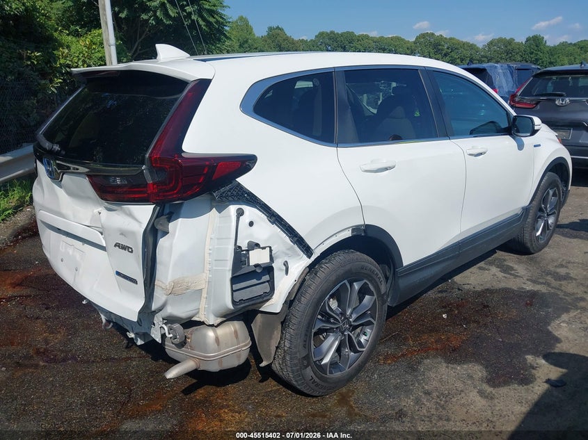 2021 Honda Cr-v VIN 7FART6H82ME029961 IAAI salvage auction — REAR END, Salvage (North Carolina), sold $13,250 on 2026-07-30 (photo 4)