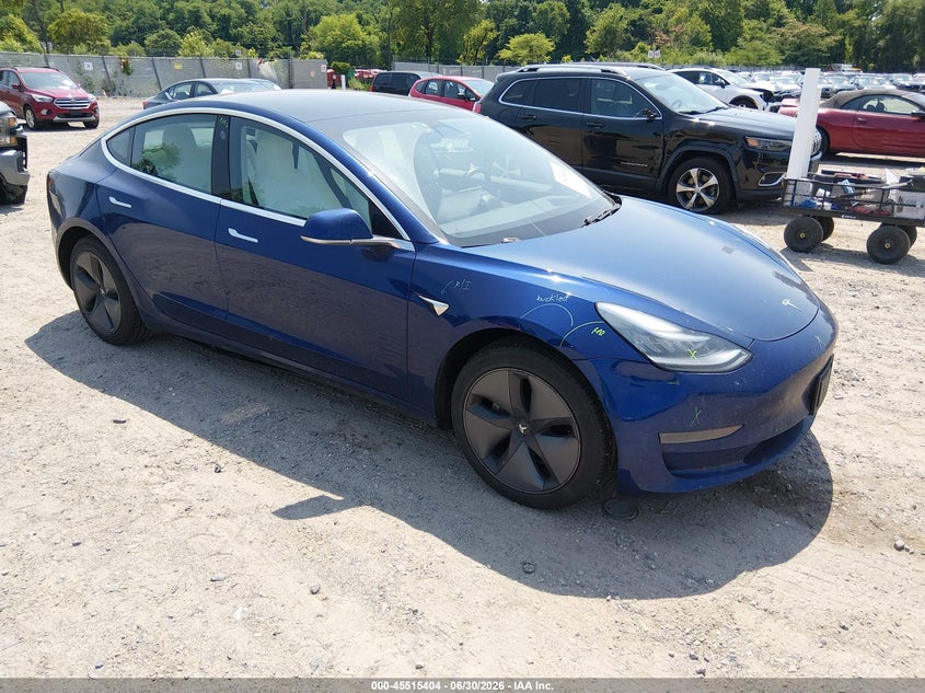 2019 Tesla Model 3 VIN 5YJ3E1EA0KF486383 IAAI salvage auction — REAR END, Salvage (New Jersey), sold $6,200 on 2026-07-29 (photo 1)