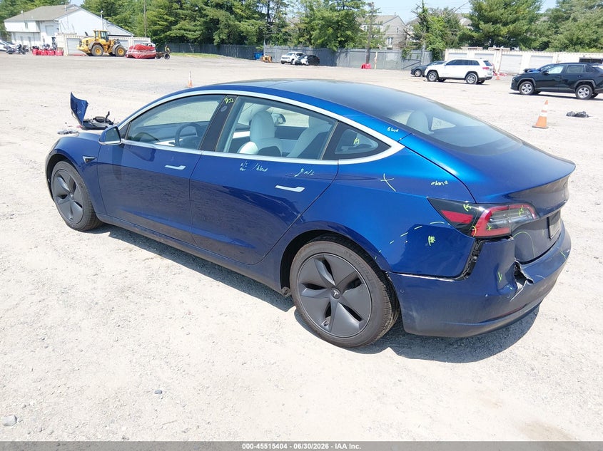 2019 Tesla Model 3 VIN 5YJ3E1EA0KF486383 IAAI salvage auction — REAR END, Salvage (New Jersey), sold $6,200 on 2026-07-29 (photo 3)