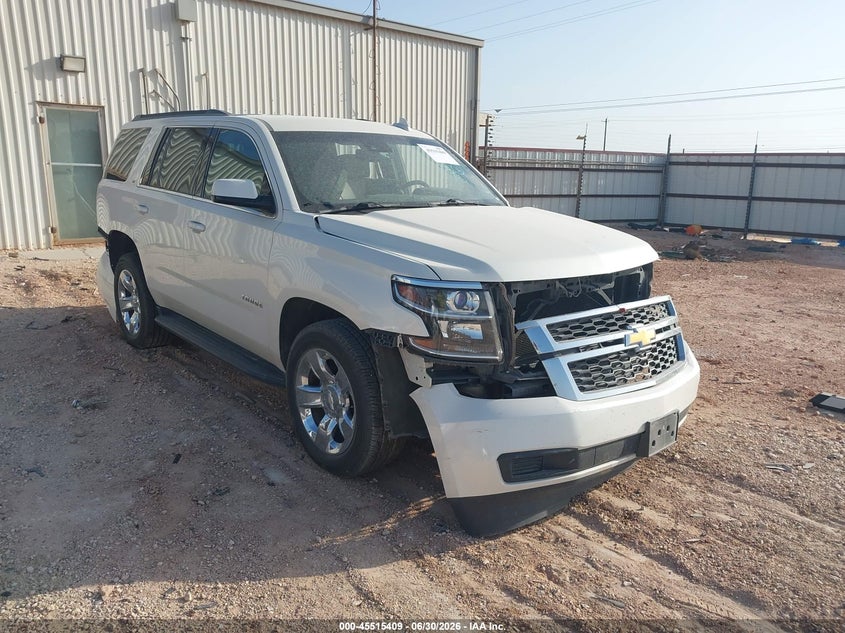 2015 Chevrolet Tahoe VIN 1GNSCBKC3FR686534 IAAI salvage auction — LEFT SIDE, Original (Texas), sold $6,525 on 2026-07-09 (photo 1)