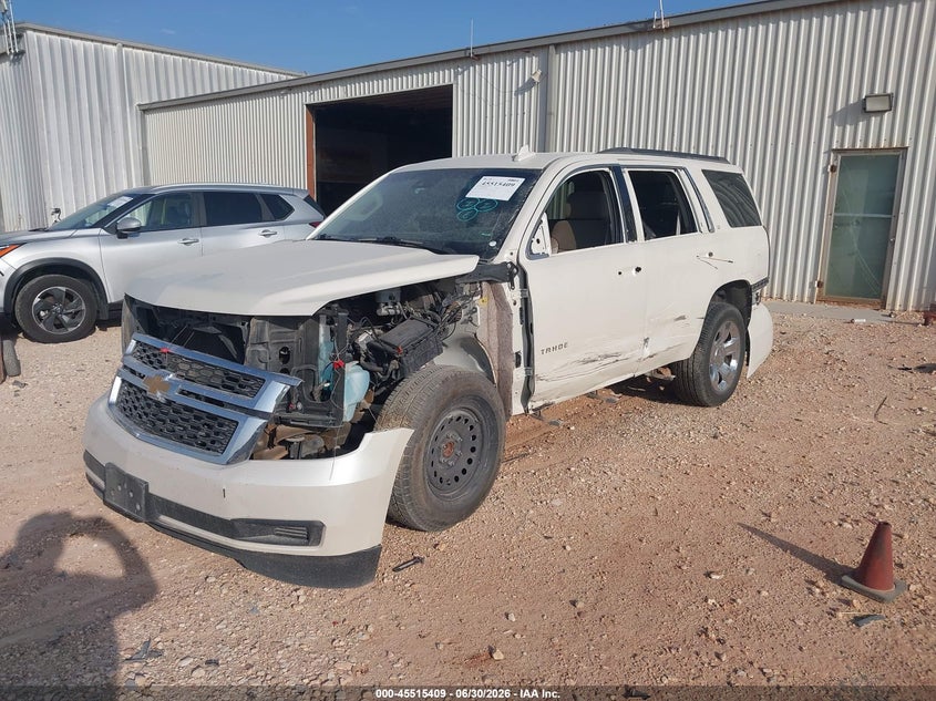 2015 Chevrolet Tahoe VIN 1GNSCBKC3FR686534 IAAI salvage auction — LEFT SIDE, Original (Texas), sold $6,525 on 2026-07-09 (photo 2)
