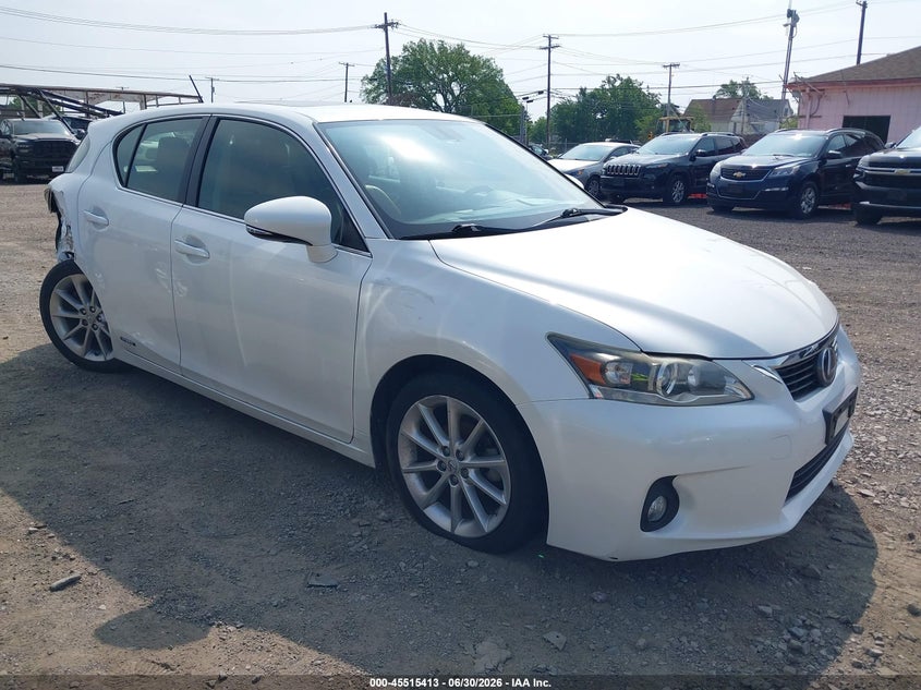 2013 Lexus Ct VIN JTHKD5BH2D2171788 IAAI salvage auction — RIGHT REAR, Mv-907A (New York), sold $2,750 on 2026-07-08 (photo 1)