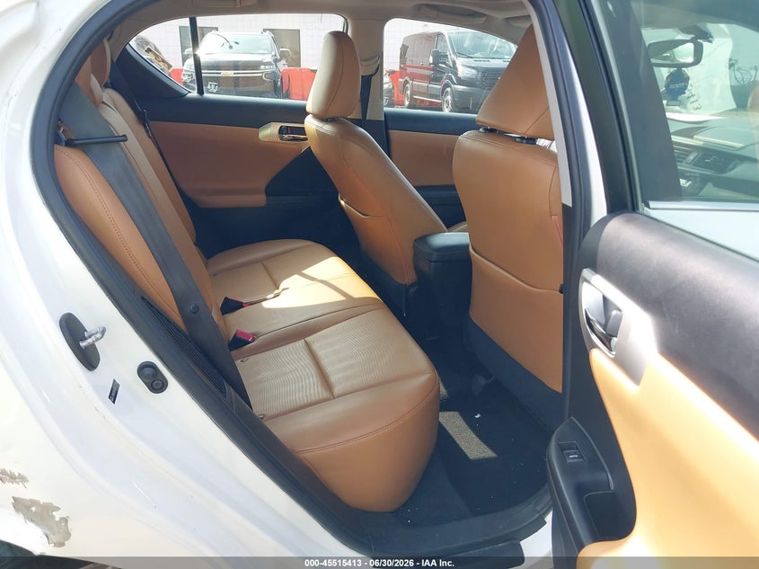 2013 Lexus Ct VIN JTHKD5BH2D2171788 IAAI salvage auction — RIGHT REAR, Mv-907A (New York), sold $2,750 on 2026-07-08 (photo 8)