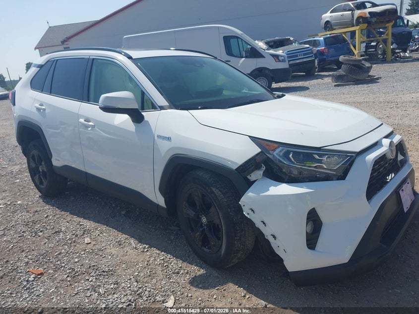 2021 Toyota Rav 4 VIN JTMR6RFV9MD509967 IAAI salvage auction — FRONT END, Salvage Title, sold $10,100 on 2026-08-01 (photo 1)