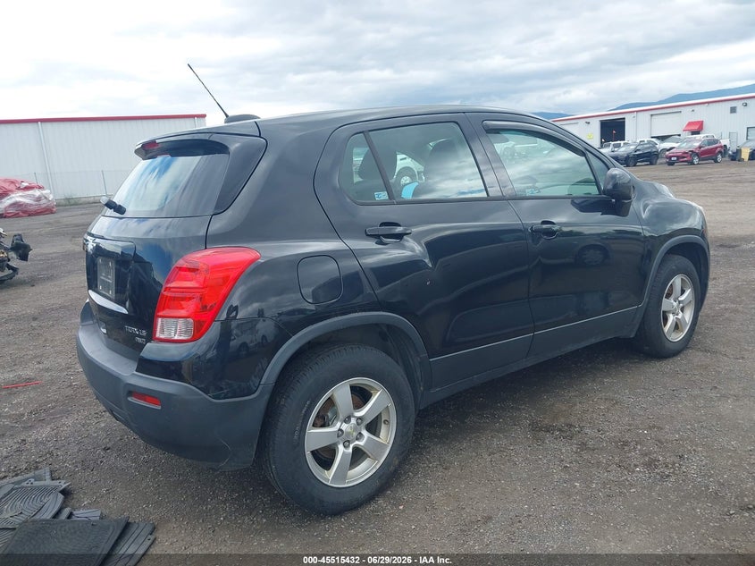 2016 Chevrolet Trax VIN KL7CJNSB7GB621320 IAAI salvage auction — NORMAL WEAR, Clear (Washington), sold $400 on 2026-07-28 (photo 4)