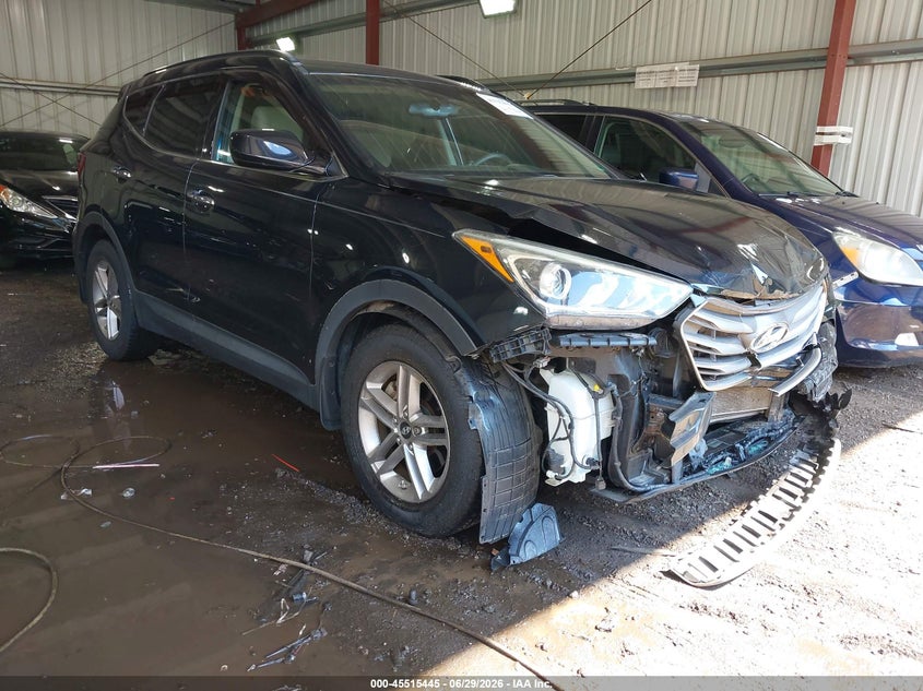 2017 Hyundai Santa fe VIN 5XYZU3LB0HG427307 IAAI salvage auction — FRONT END, Salvage (Virginia), sold $2,850 on 2026-07-30 (photo 1)