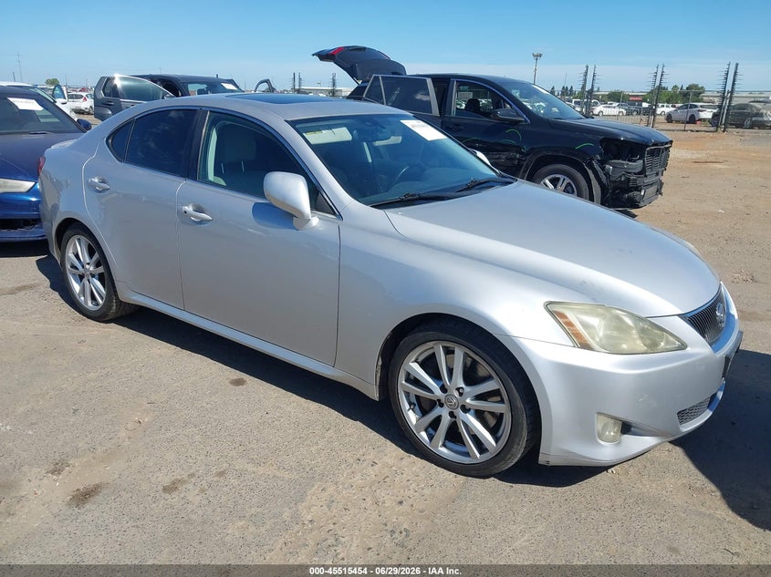 2006 Lexus Is 350 VIN JTHBE262065004932 IAAI salvage auction — NORMAL WEAR, Clear - Dealer Only (California), sold $1,900 on 2026-07-08 (photo 1)