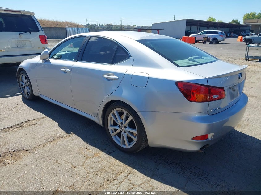 2006 Lexus Is 350 VIN JTHBE262065004932 IAAI salvage auction — NORMAL WEAR, Clear - Dealer Only (California), sold $1,900 on 2026-07-08 (photo 3)