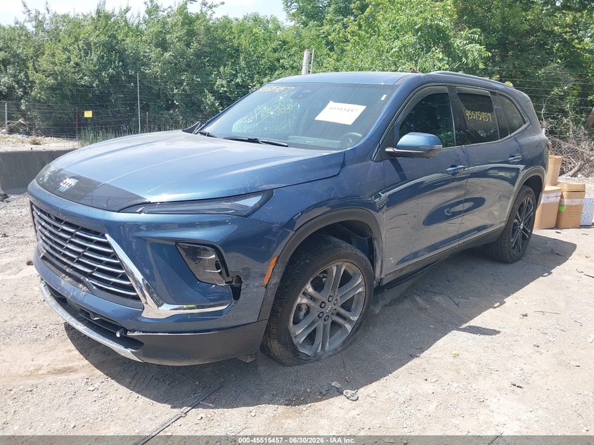 2026 Buick Enclave VIN 5GAEVAKSXTJ154405 IAAI salvage auction — SIDE, Salvage Title, sold $8,025 on 2026-09-16 (photo 2)