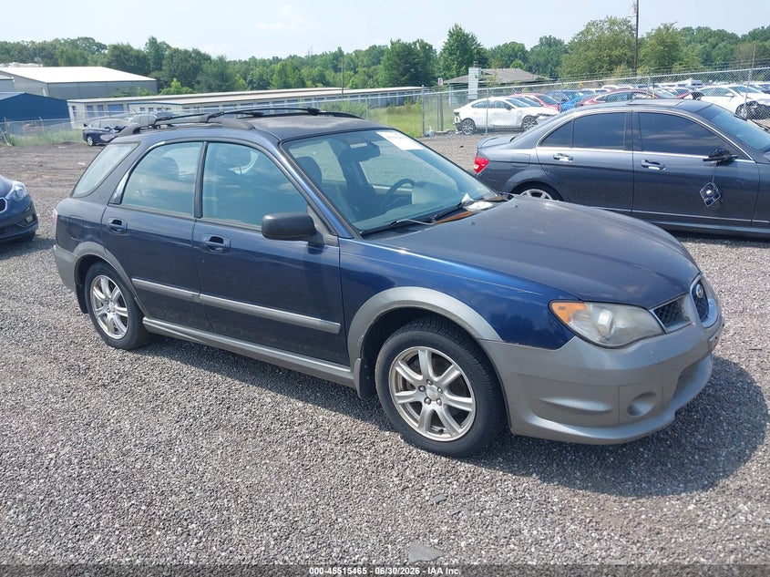 2006 Subaru Impreza VIN JF1GG68696H822141 IAAI salvage auction — NORMAL WEAR, Clear (South Carolina), sold $4,350 on 2026-07-07 (photo 1)