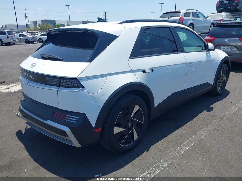 2025 Hyundai Ioniq 5 VIN 7YAKN4DA8SY017503 IAAI salvage auction — LEFT REAR, Salvage Title, sold $15,150 on 2026-08-14 (photo 4)