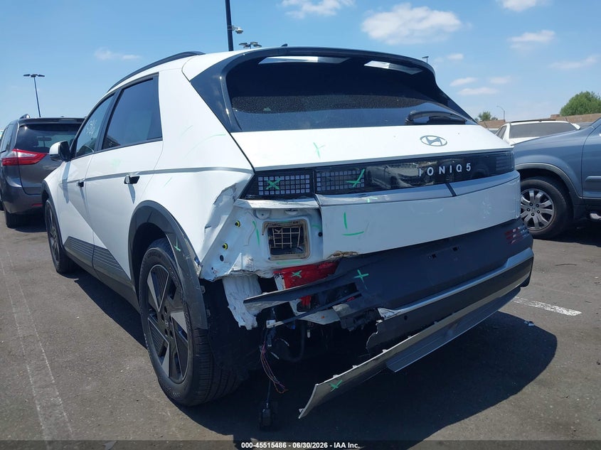 2025 Hyundai Ioniq 5 VIN 7YAKN4DA8SY017503 IAAI salvage auction — LEFT REAR, Salvage Title, sold $15,150 on 2026-08-14 (photo 6)