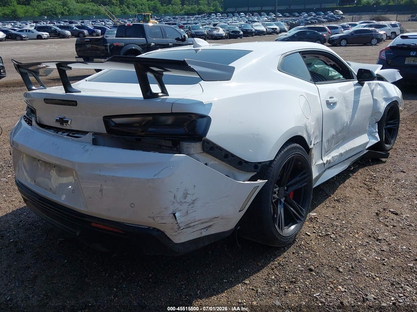 2018 Chevrolet Camaro VIN 1G1FJ1R6XJ0146002 IAAI salvage auction — FRONT & REAR, Mv-907A (New York), sold $10,500 on 2026-07-28 (photo 4)