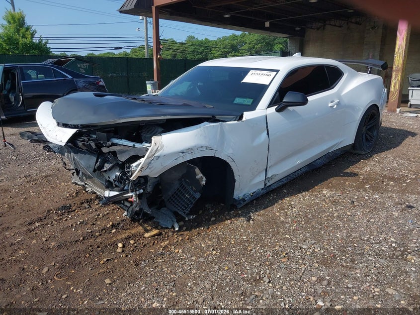 2018 Chevrolet Camaro VIN 1G1FJ1R6XJ0146002 IAAI salvage auction — FRONT & REAR, Mv-907A (New York), sold $10,500 on 2026-07-28 (photo 6)