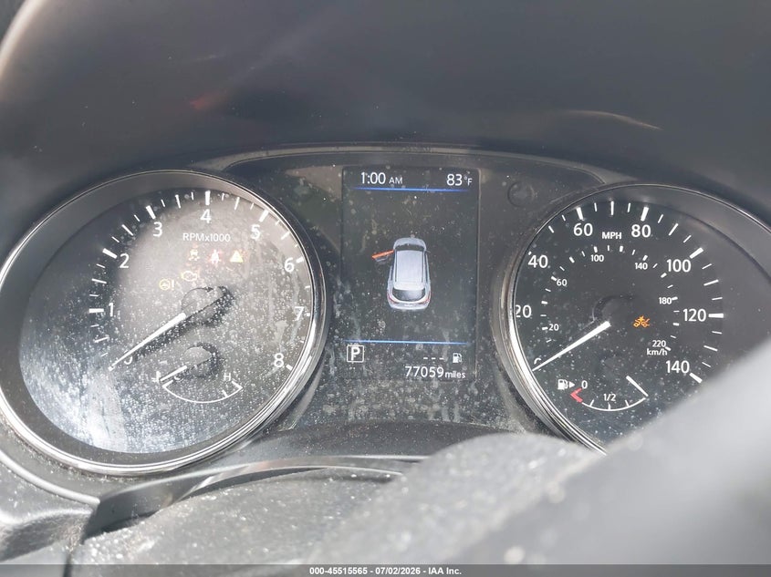 2019 Nissan Rogue VIN JN1BJ1CR7KW338312 IAAI salvage auction — NORMAL WEAR, Salvage Title, sold $3,900 on 2026-07-09 (photo 7)