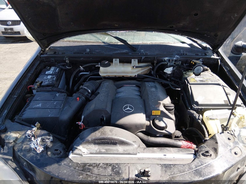 1999 Mercedes-benz Ml-class VIN 4JGAB54E9XA057010 IAAI salvage auction — NORMAL WEAR, Clear (Nevada), sold $25 on 2026-07-10 (photo 8)