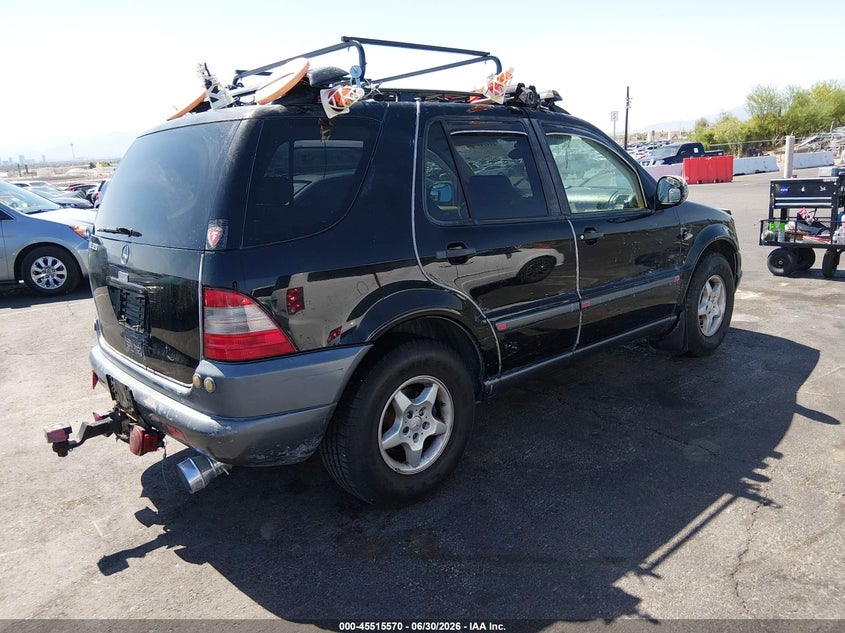 1999 Mercedes-benz Ml-class VIN 4JGAB54E9XA057010 IAAI salvage auction — NORMAL WEAR, Clear (Nevada), sold $25 on 2026-07-10 (photo 4)