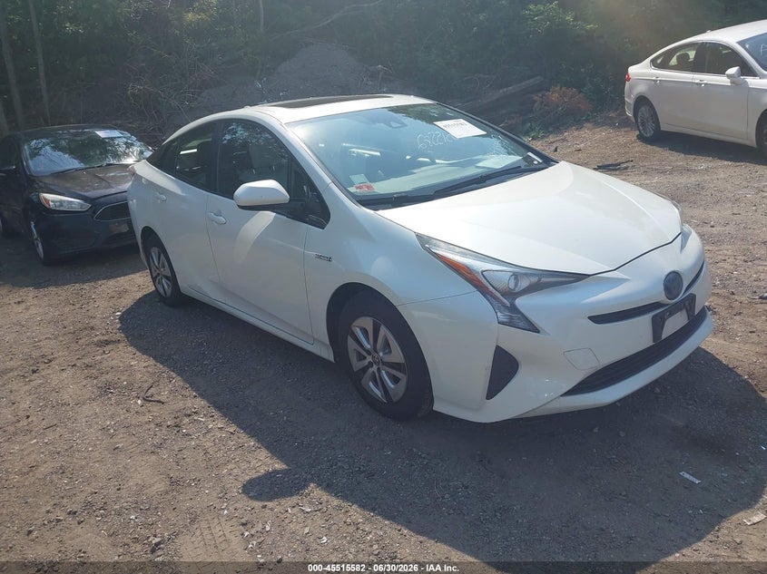 2016 Toyota Prius VIN JTDKARFUXG3516430 IAAI salvage auction — NORMAL WEAR, Clear (Rhode Island), sold $5,775 on 2026-07-07 (photo 1)