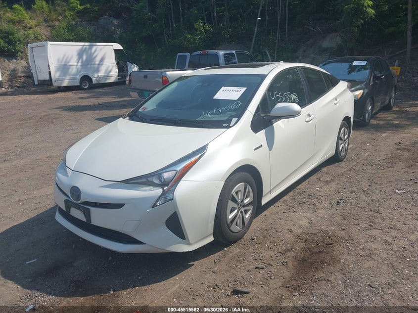 2016 Toyota Prius VIN JTDKARFUXG3516430 IAAI salvage auction — NORMAL WEAR, Clear (Rhode Island), sold $5,775 on 2026-07-07 (photo 2)