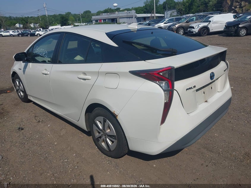 2016 Toyota Prius VIN JTDKARFUXG3516430 IAAI salvage auction — NORMAL WEAR, Clear (Rhode Island), sold $5,775 on 2026-07-07 (photo 3)