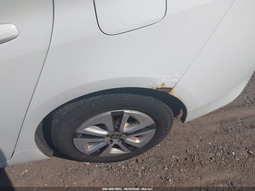 2016 Toyota Prius VIN JTDKARFUXG3516430 IAAI salvage auction — NORMAL WEAR, Clear (Rhode Island), sold $5,775 on 2026-07-07 (photo 6)