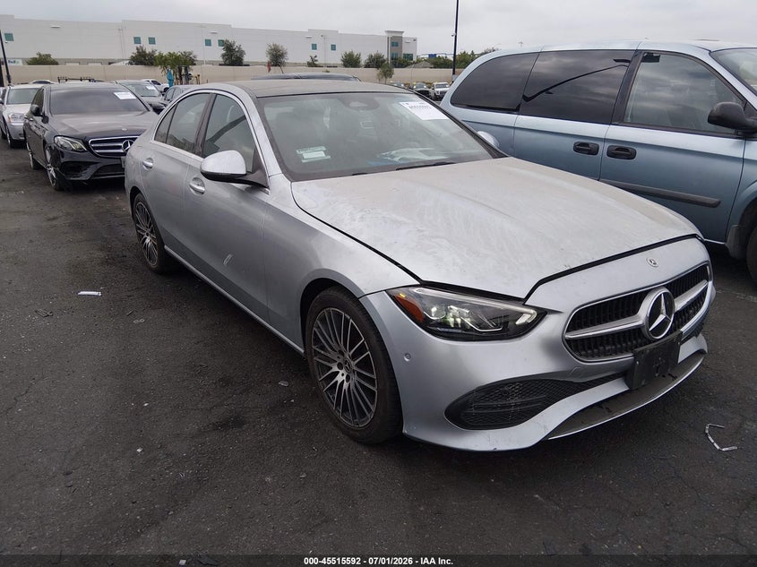 2024 Mercedes-Benz C-Class VIN W1KAF4HB5RR184799 IAAI salvage auction — UNDERCARRIAGE, Wait Title, sold $16,500 on 2026-09-25 (photo 1)