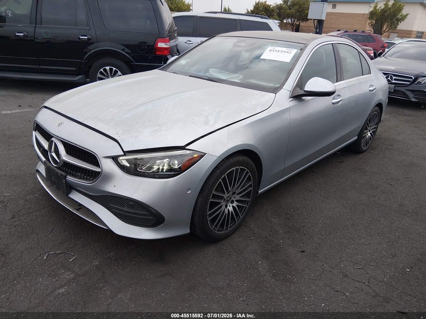 2024 Mercedes-Benz C-Class VIN W1KAF4HB5RR184799 IAAI salvage auction — UNDERCARRIAGE, Wait Title, sold $16,500 on 2026-09-25 (photo 2)