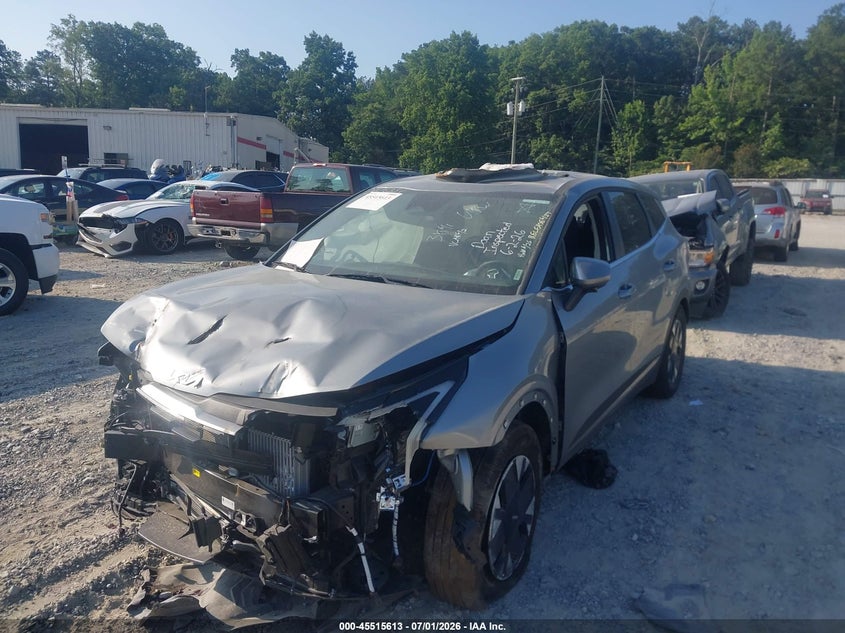2026 Kia Sportage VIN KNDPU3DG2T7306236 IAAI salvage auction — ROLLOVER, Certificate Of Destruction (Florida), sold $25 on 2026-07-28 (photo 2)