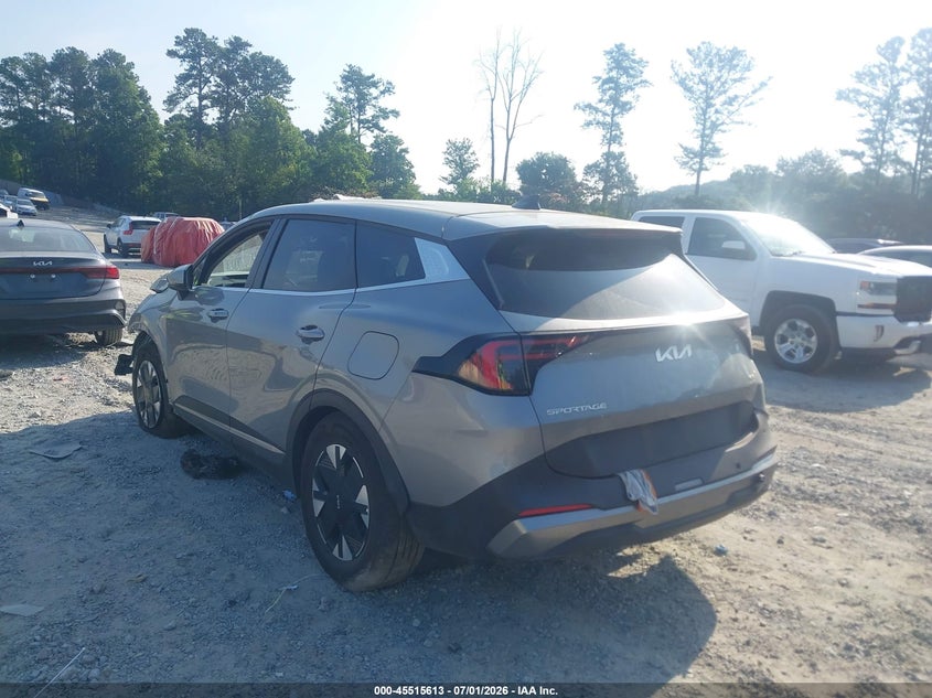 2026 Kia Sportage VIN KNDPU3DG2T7306236 IAAI salvage auction — ROLLOVER, Certificate Of Destruction (Florida), sold $25 on 2026-07-28 (photo 3)