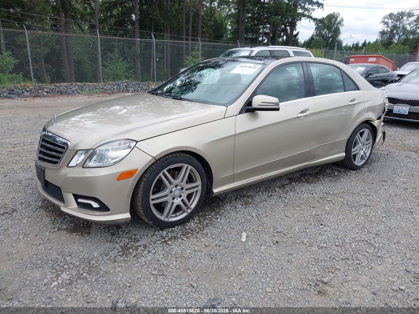 2010 Mercedes-benz E-class VIN WDDHF5GB3AA229876 IAAI salvage auction — LEFT REAR, Bill Of Sale (Washington), sold $1,250 on 2026-07-22 (photo 2)