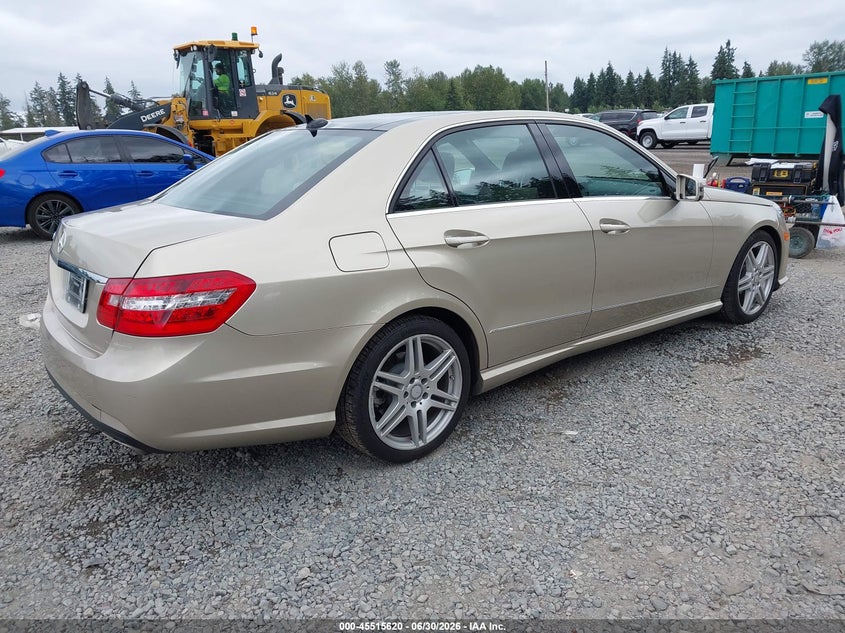 2010 Mercedes-benz E-class VIN WDDHF5GB3AA229876 IAAI salvage auction — LEFT REAR, Bill Of Sale (Washington), sold $1,250 on 2026-07-22 (photo 4)