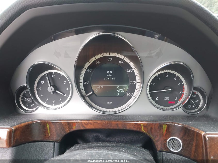 2010 Mercedes-benz E-class VIN WDDHF5GB3AA229876 IAAI salvage auction — LEFT REAR, Bill Of Sale (Washington), sold $1,250 on 2026-07-22 (photo 7)