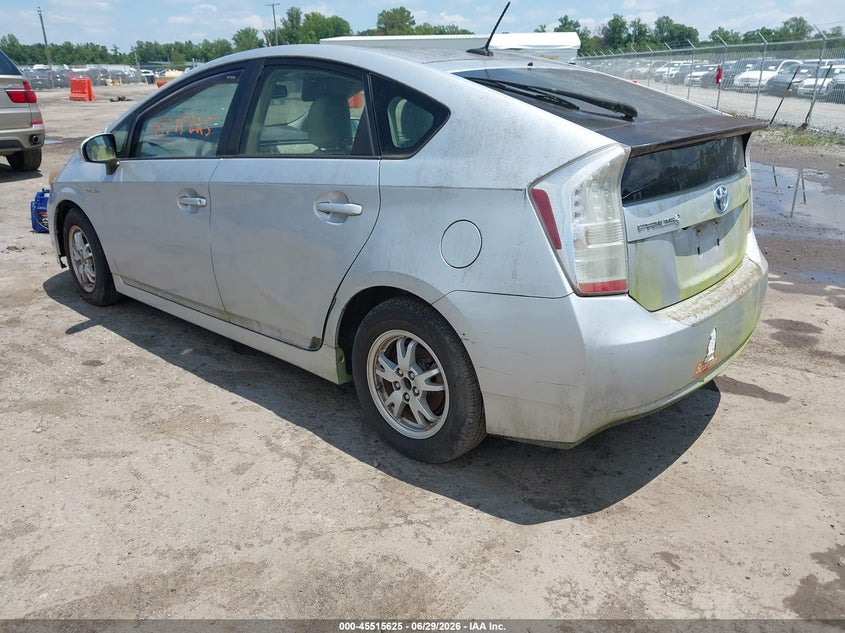 2011 Toyota Prius VIN JTDKN3DU9B0285390 IAAI salvage auction — NORMAL WEAR, Clear (Virginia), sold $1,475 on 2026-07-17 (photo 3)