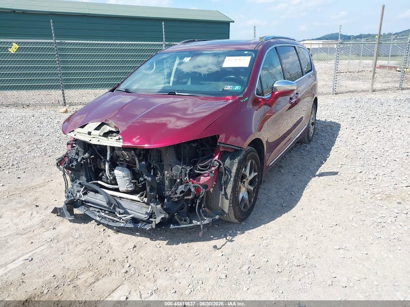 2018 Chrysler Pacifica VIN 2C4RC1GG2JR251603 IAAI salvage auction — FRONT END, Salvage Title, sold $2,150 on 2026-07-11 (photo 2)