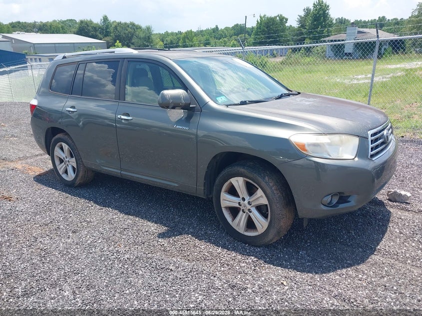 2008 Toyota Highlander VIN JTEES42A082041608 IAAI salvage auction — NORMAL WEAR, Clear (Massachusetts), sold $3,050 on 2026-07-14 (photo 1)