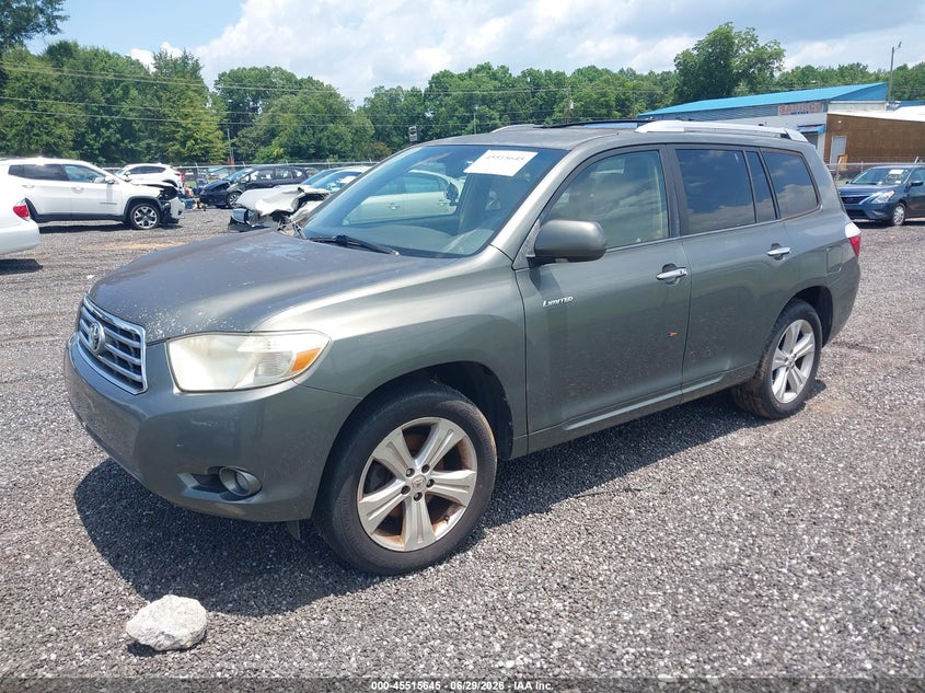 2008 Toyota Highlander VIN JTEES42A082041608 IAAI salvage auction — NORMAL WEAR, Clear (Massachusetts), sold $3,050 on 2026-07-14 (photo 2)