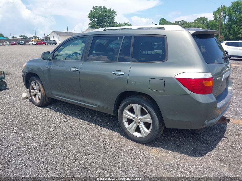 2008 Toyota Highlander VIN JTEES42A082041608 IAAI salvage auction — NORMAL WEAR, Clear (Massachusetts), sold $3,050 on 2026-07-14 (photo 3)