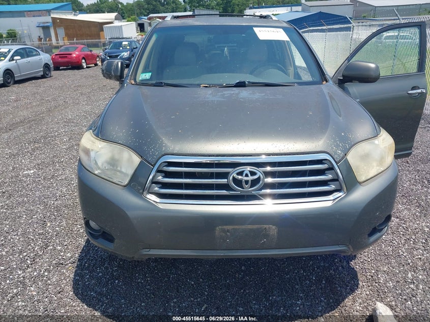 2008 Toyota Highlander VIN JTEES42A082041608 IAAI salvage auction — NORMAL WEAR, Clear (Massachusetts), sold $3,050 on 2026-07-14 (photo 6)