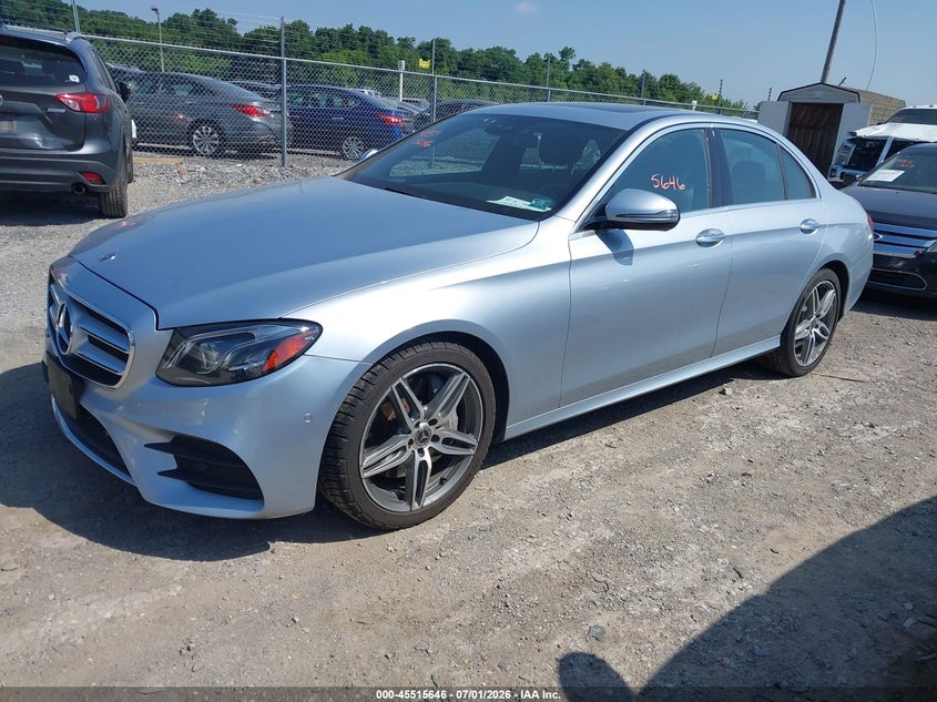 2017 Mercedes-benz E-klasse VIN WDDZF4KB4HA235038 IAAI salvage auction — RIGHT FRONT, Salvage (Pennsylvania), sold $5,400 on 2026-07-22 (photo 2)