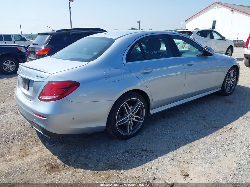 2017 Mercedes-benz E-klasse VIN WDDZF4KB4HA235038 IAAI salvage auction — RIGHT FRONT, Salvage (Pennsylvania), sold $5,400 on 2026-07-22 (photo 4)