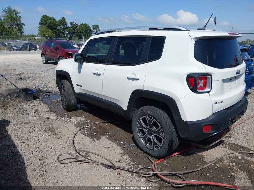 2016 Jeep Renegade VIN ZACCJBDT2GPE23998 IAAI salvage auction — RIGHT FRONT, Salvage (West Virginia), sold $1,250 on 2026-08-12 (photo 3)
