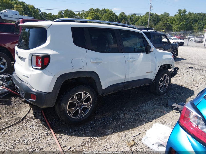 2016 Jeep Renegade VIN ZACCJBDT2GPE23998 IAAI salvage auction — RIGHT FRONT, Salvage (West Virginia), sold $1,250 on 2026-08-12 (photo 4)
