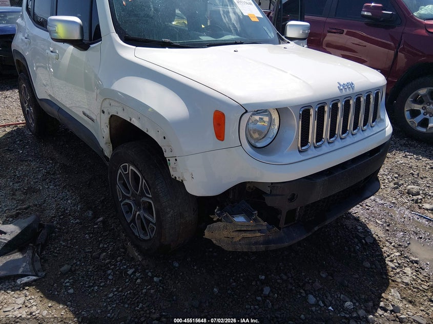 2016 Jeep Renegade VIN ZACCJBDT2GPE23998 IAAI salvage auction — RIGHT FRONT, Salvage (West Virginia), sold $1,250 on 2026-08-12 (photo 6)