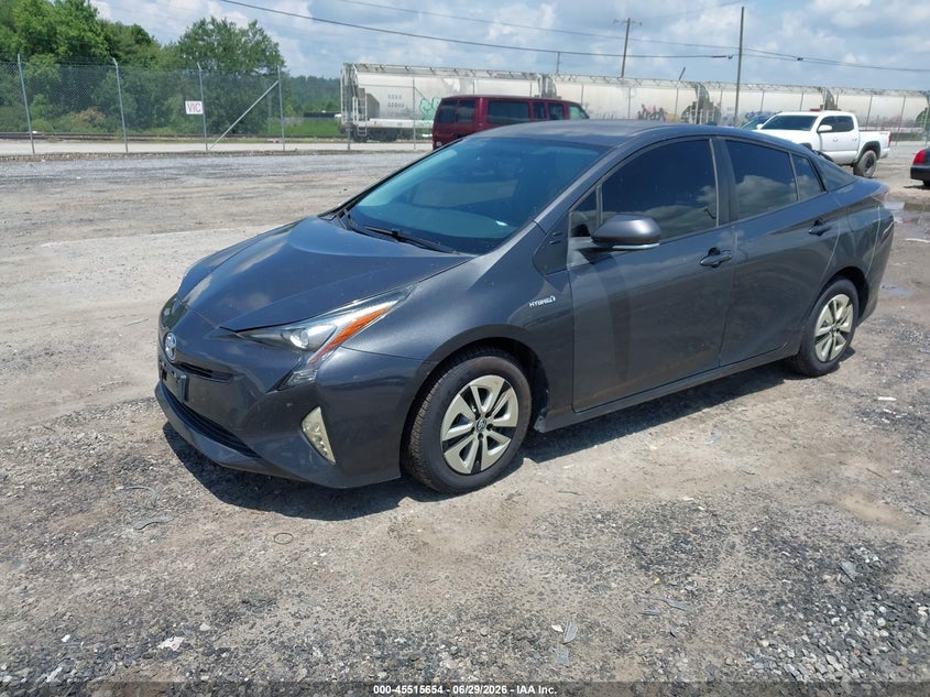 2016 Toyota Prius VIN JTDKBRFU5G3003339 IAAI salvage auction — NORMAL WEAR, Salvage Rebuilt (North Carolina), sold $2,350 on 2026-07-31 (photo 2)