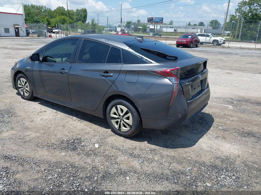 2016 Toyota Prius VIN JTDKBRFU5G3003339 IAAI salvage auction — NORMAL WEAR, Salvage Rebuilt (North Carolina), sold $2,350 on 2026-07-31 (photo 3)