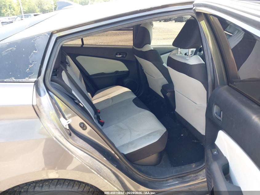 2016 Toyota Prius VIN JTDKBRFU5G3003339 IAAI salvage auction — NORMAL WEAR, Salvage Rebuilt (North Carolina), sold $2,350 on 2026-07-31 (photo 8)