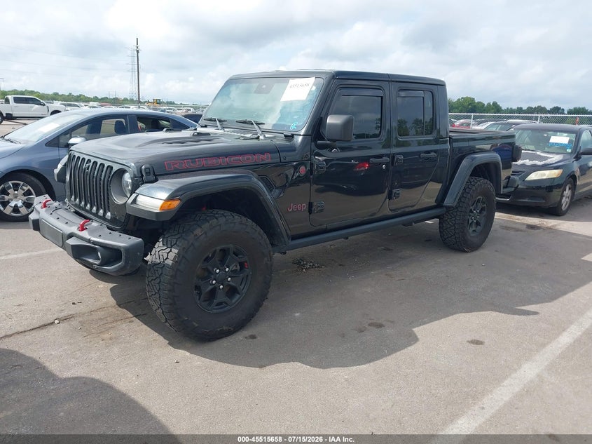 2020 Jeep Gladiator VIN 1C6JJTBG0LL117083 IAAI salvage auction — MECHANICAL, Salvage (Tennessee), sold $14,400 on 2026-07-23 (photo 2)